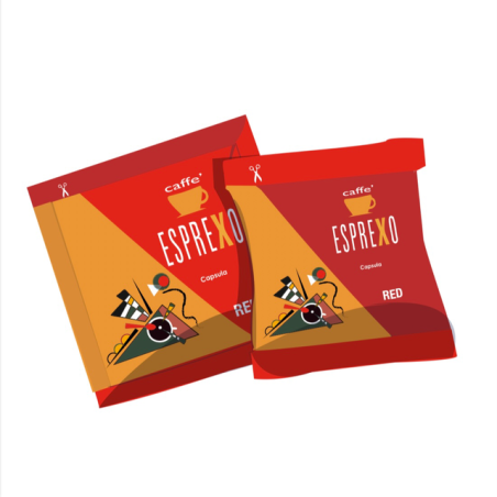 Caffè Esprexo Miscela RED | 100 Capsule Sistema Chiuso