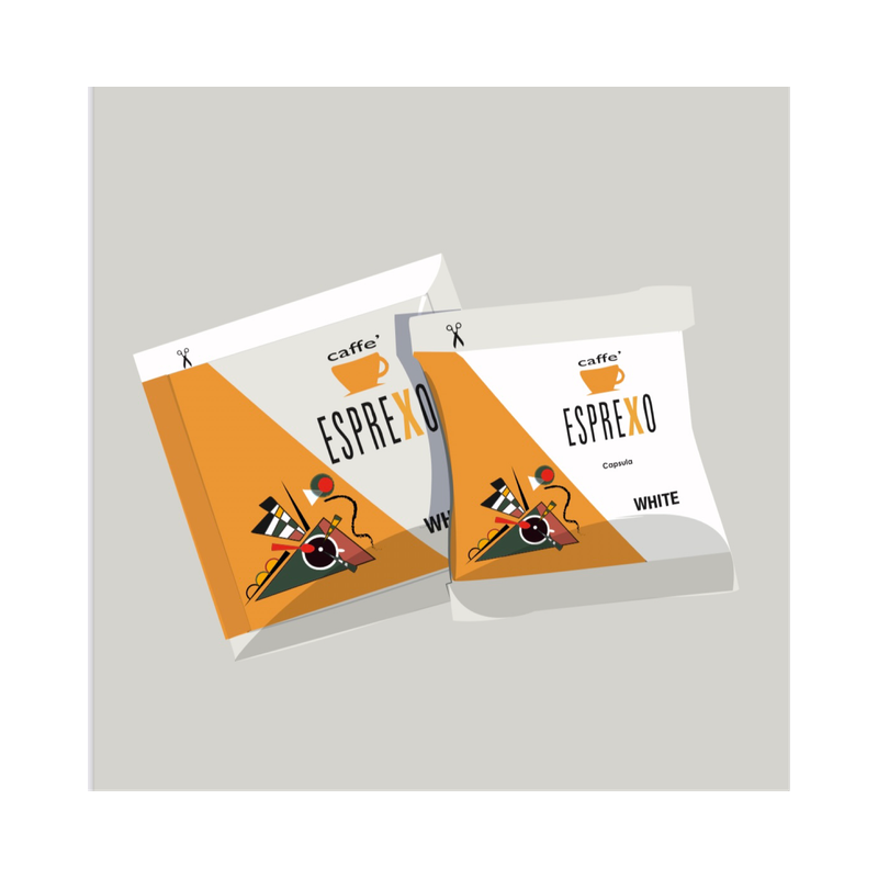Caffè Esprexo Miscela WHITE | 100 Capsule Sistema Chiuso