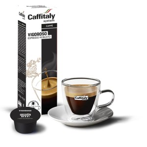 Caffitaly Vigoroso Box 10 Capsule - Il Caffè Più Forte e Intenso