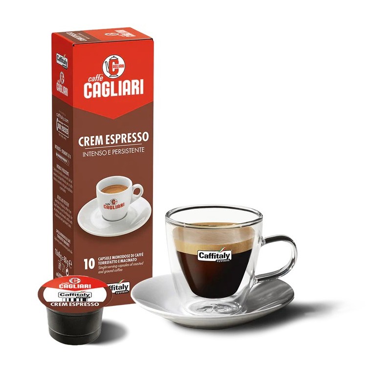 Caffè Cagliari Crem Espresso | Capsule Originali Caffitaly