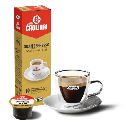 Capsule Caffitaly Cagliari Grand Espresso (10 pz) - Intensità 7