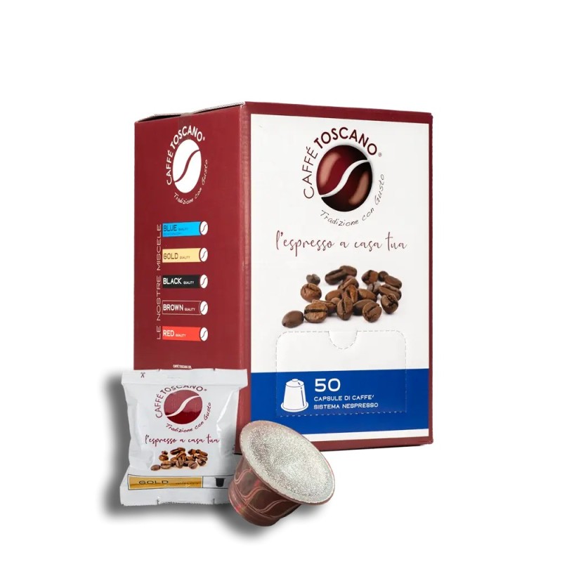 Caffè Toscano Miscela Gold |  Capsule Nespresso Compatibili